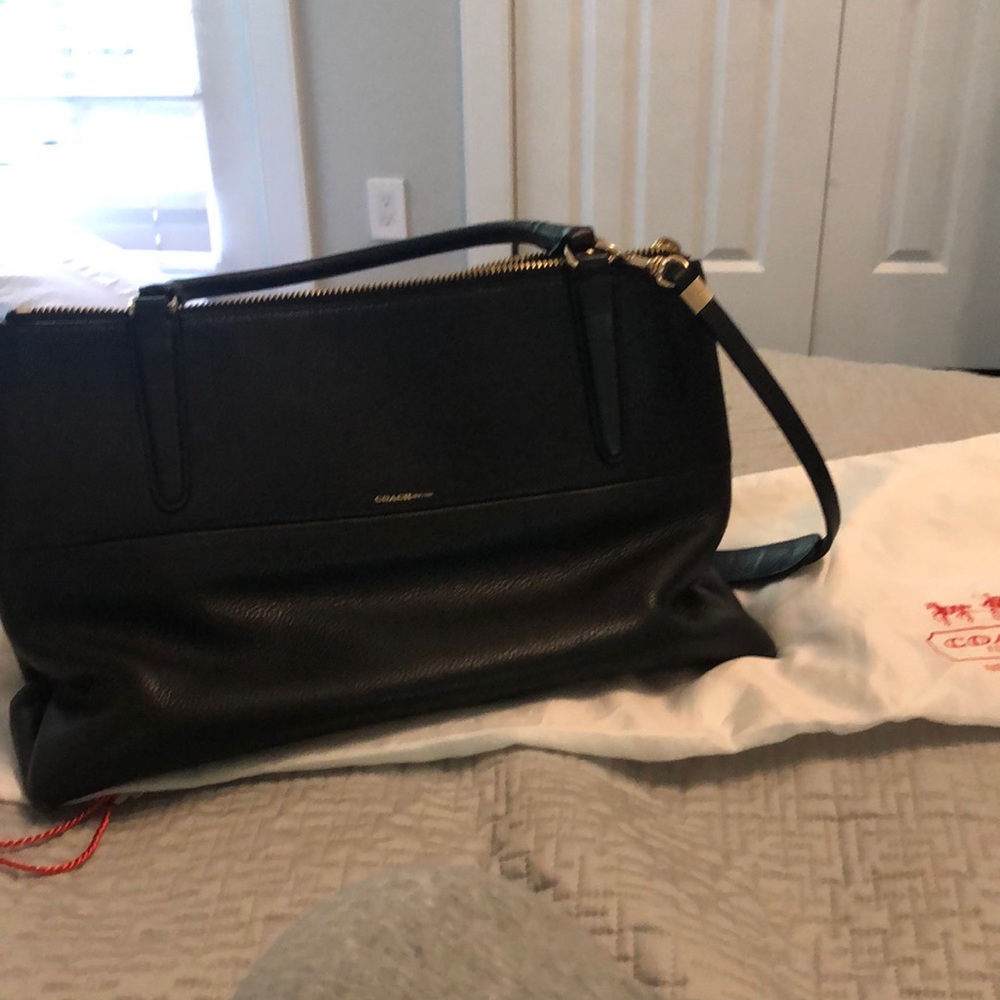 Coach Burough Bag Large Black